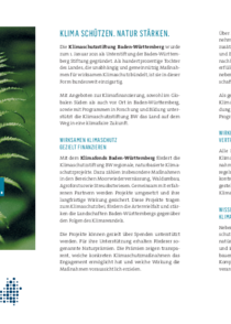 Online-Flyer Klimaschutzstiftung
